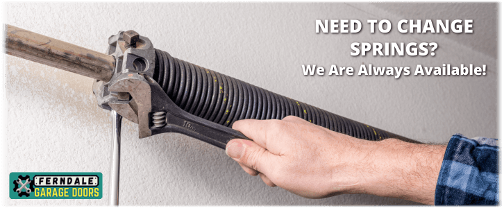 Broken Garage Door Spring Ferndale MI